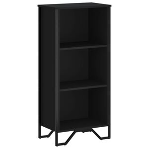 vidaXL Biblioth&egrave;que noir 50x31x106 cm bois d'ing&eacute;nierie