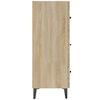 vidaXL Buffet chêne sonoma 69,5x34x90 cm bois d'ingénierie