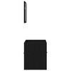 vidaXL Ensemble de meubles salle de bain 2 pcs chêne noir