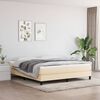 vidaXL Matelas de lit &agrave; ressorts ensach&eacute;s fermet&eacute; moyenne Cr&egrave;me 160x200x20 cm Tissu