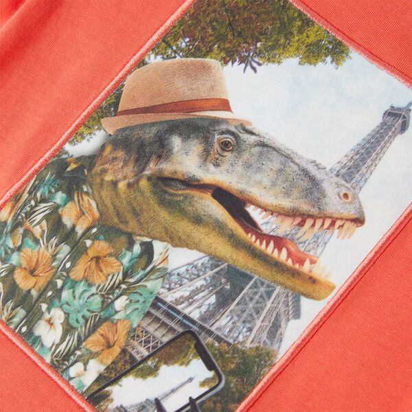 T-shirt pour enfants rouge clair 128