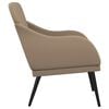 vidaXL Fauteuil Cappuccino 63x76x80 cm Similicuir
