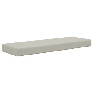 vidaXL Coussin de Si&egrave;ge d'Ext&eacute;rieur 100 % polyester Gris