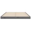vidaXL Cadre de lit sans matelas gris 120x190 cm bois de pin massif