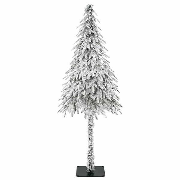 vidaXL Sapin de No&euml;l artificiel avec support Blanc 71 x 71 x 150 cm