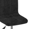 vidaXL Chaises pivotantes &agrave; manger lot de 2 noir velours