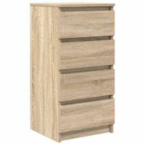 vidaXL Buffet ch&ecirc;ne sonoma 37,5x35x76 cm bois d'ing&eacute;nierie