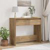 vidaXL Table console chêne artisanal 89x41x76,5 cm bois d'ingénierie