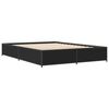 vidaXL Cadre de lit sans matelas noir 150x200 cm