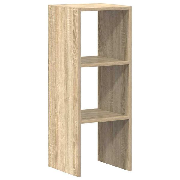vidaXL Biblioth&egrave;que empilable ch&ecirc;ne sonoma 30x30x80 cm bois ing&eacute;nierie