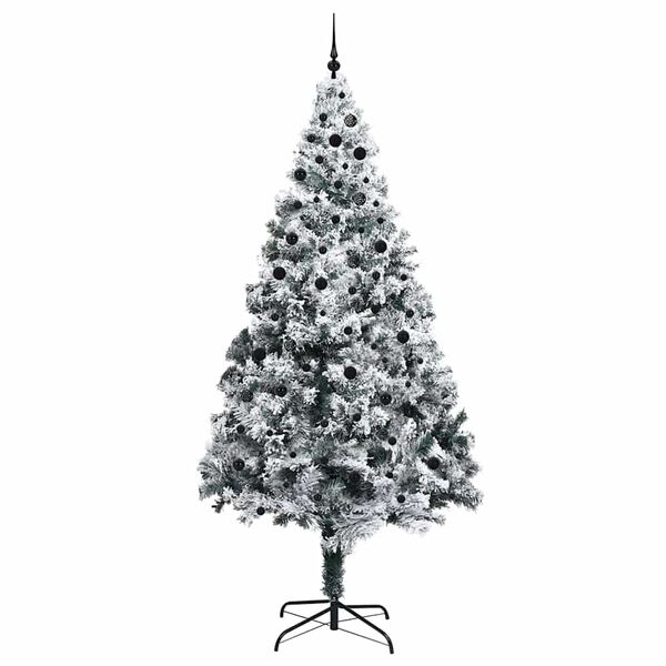 vidaXL Sapin de No&euml;l avec 300 LED avec support Vert 300 cm PVC