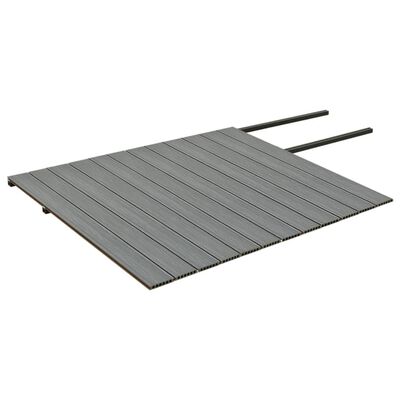 vidaXL Panneaux de terrasse et accessoires WPC Marron/gris 30 m² 4 m