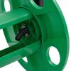 vidaXL Enrouleur de tuyau vert sur pied pour tuyau de 45 m 1/2" acier