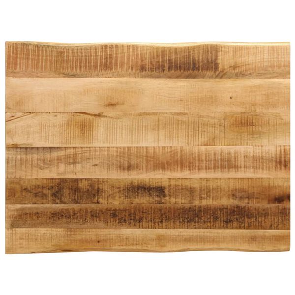 vidaXL Dessus de table bord vivant 90x60x2,5 cm bois de manguier brut