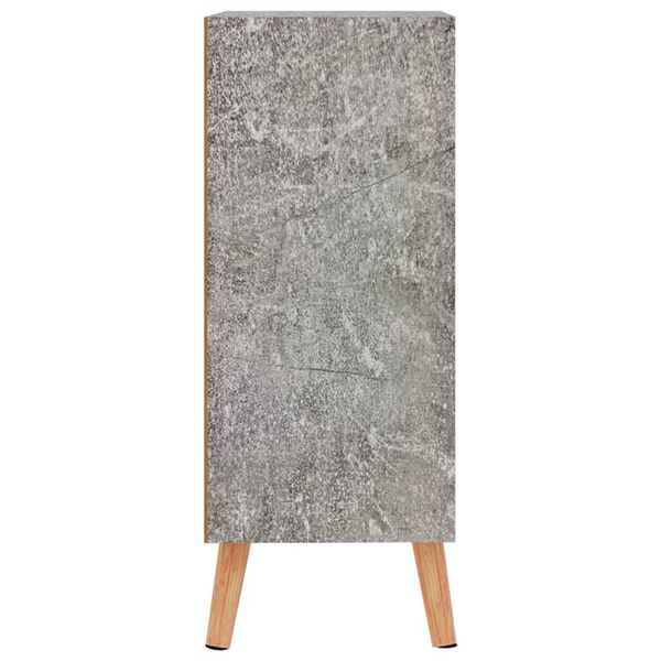 vidaXL Buffet gris béton 60x30x72 cm bois d'ingénierie