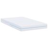 vidaXL Matelas Blanc 100 x 200 cm Tissu jacquard
