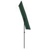 vidaXL Parasol de jardin avec mât en aluminium 180x110 cm vert