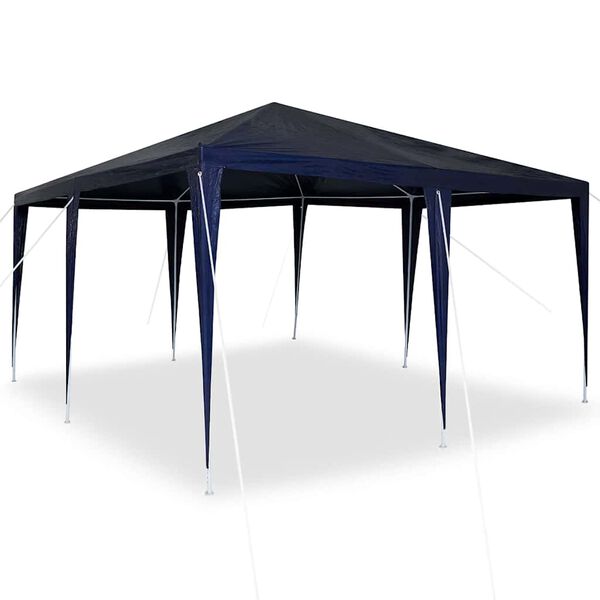 vidaXL Tente de f&ecirc;te Bleu 400 x 400 x 266 cm Poly&eacute;thyl&egrave;ne et acier