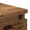 vidaXL Buffet avec tiroirs vieux bois 37,5x35x99 cm bois d'ing&eacute;nierie