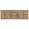 vidaXL Buffets avec tiroir 3 pcs Ch&ecirc;ne artisanal 70 x 35,5 x 67,5 cm