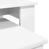 vidaXL Ensemble de tables basses 2 pcs Blanc Bois d'ing&eacute;nierie