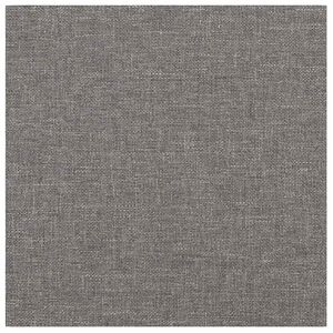 vidaXL T&ecirc;te de lit murale 12 pc 30 x 30 cm Gris clair tissu