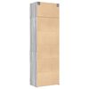 vidaXL Armoire de rangement sonoma gris 70x42,5x225 cm