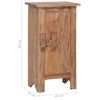 vidaXL Table de chevet 43x31x80 cm bois de r&eacute;cup&eacute;ration m&eacute;lang&eacute;