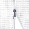 vidaXL Serre avec cadre en acier blanc 60 m&sup2; 12x5x2,3 m