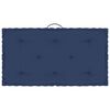 vidaXL Coussins de plancher de palette lot de 4 Bleu marine clair