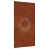 vidaXL D&eacute;coration murale jardin 105x55cm acier corten design du soleil