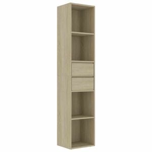 vidaXL Biblioth&egrave;que Ch&ecirc;ne sonoma 36x30x171 cm Bois d'ing&eacute;nierie