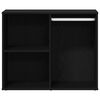 vidaXL Cabinet de Cosm&eacute;tiques avec &eacute;tag&egrave;re Ch&ecirc;ne noir 80 x 40 x 65 cm