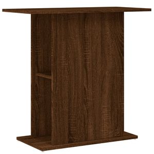 vidaXL Support pour aquarium ch&ecirc;ne marron 75x36x72,5 cm