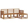 vidaXL Ensemble de canap&eacute;s d'ext&eacute;rieur 4 pcs Naturel