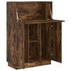 vidaXL Bureau Ch&ecirc;ne fum&eacute; 71.5 x 31.5 x 106.5 cm Bois d'ing&eacute;nierie