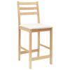 vidaXL Chaises de salle &agrave; manger 2 pcs Naturel 40 x 47,5 x 99,5 cm