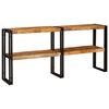 vidaXL Table console Marron 160 x 33 x 75 cm Bois de mangue massif