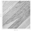 vidaXL Planches de sol 55 pcs Gris 5,11 m&sup2; PVC