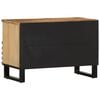 vidaXL Meuble TV 70x34x46 cm bois massif de manguier brut