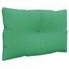 vidaXL Coussins de palette lot de 2 vert tissu