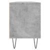 vidaXL Meuble TV gris b&eacute;ton 150x30x44,5 cm bois d'ing&eacute;nierie
