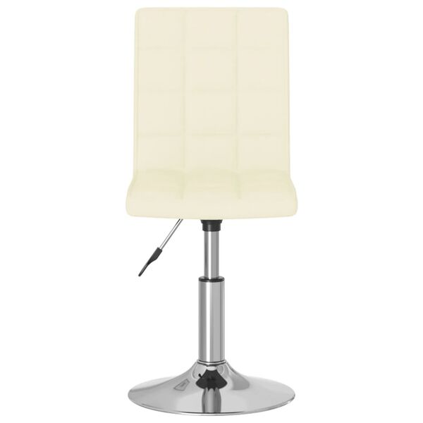 vidaXL Tabouret de bar Cr&egrave;me Tissu