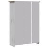 vidaXL Garde-robe 3 portes Blanc 118x50x171,5cm Pin Assortiment Panama