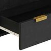 vidaXL Buffet noir 60x33x100 cm bois d'ing&eacute;nierie