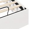 vidaXL Cadre de lit ottoman avec stockage Blanc 80 x 200 cm Pin massif