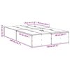 vidaXL Cadre de lit avec rangement avec stockage Blanc 120 x 200 cm
