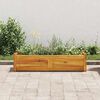vidaXL Lit sur&eacute;lev&eacute; de jardin Bois d'acacia 100x30x25 cm