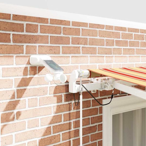 vidaXL Auvent R&eacute;tractable Jaune et Orange 300 x 250 cm