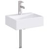 vidaXL Lavabo avec robinet et &eacute;vacuation Chrome 39 x 30,5 x 12,5 cm